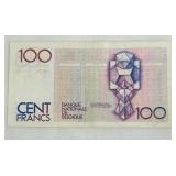 National Bank of Belgium 100 Franc Banknotes (Honderd Frank) National Bank of Belgium 100 Franc Banknotes (Honderd Frank)