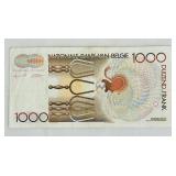 Belgian 1000 Franc Banknote - Gretry, Banque Nationale de Belgique Belgian 1000 Franc Banknote - Gretry, Banque Nationale de Belgique
