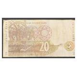 South African Rand Banknotes - 10 Rand & 20 Rand (Lot of 2) South African Rand Banknotes - 10 Rand & 20 Rand (Lot of 2)