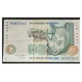 South African Rand Banknotes - 10 Rand & 20 Rand (Lot of 2) South African Rand Banknotes - 10 Rand & 20 Rand (Lot of 2)