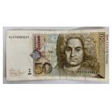 Deutsche Bundesbank 50 DM Banknote - 1996 Series Deutsche Bundesbank 50 DM Banknote - 1996 Series