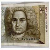 Deutsche Bundesbank 50 DM Banknote - 1996 Series Deutsche Bundesbank 50 DM Banknote - 1996 Series