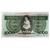 Hungarian 1000 Forint Banknote (Lot of 2) Hungarian 1000 Forint Banknote (Lot of 2)