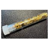 Gold Flakes in 2-Inch Vial - 1.6 g Total Weight Gold Flakes in 2-Inch Vial - 1.6 g Total Weight