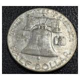 Benjamin Franklin 1949 Silver Half Dollar Benjamin Franklin 1949 Silver Half Dollar