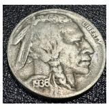 Buffalo Nickels 12-Coin Lot - Dates include 1927, 1928, 1936, 1937 Buffalo Nickels 12-Coin Lot - Dates include 1927, 1928, 1936, 1937