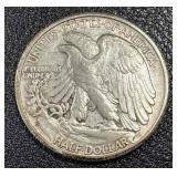 1945-D Walking Liberty Half Dollar Denver Mint - 90% Silver 1945-D Walking Liberty Half Dollar Denver Mint - 90% Silver