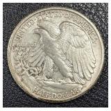 1945-D Walking Liberty Half Dollar Denver Mint - 90% Silver 1945-D Walking Liberty Half Dollar Denver Mint - 90% Silver