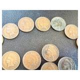 52 Indian Head Cents - Circulated, Various Dates (US 1859-1909) 52 Indian Head Cents - Circulated, Various Dates (US 1859-1909)