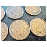 52 Indian Head Cents - Circulated, Various Dates (US 1859-1909) 52 Indian Head Cents - Circulated, Various Dates (US 1859-1909)