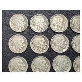Buffalo Nickels - 15 Coins, 1926, 1927, 1930, 1934, 1936 Buffalo Nickels - 15 Coins, 1926, 1927, 1930, 1934, 1936