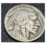 Buffalo Nickels - 15 Coins, 1926, 1927, 1930, 1934, 1936 Buffalo Nickels - 15 Coins, 1926, 1927, 1930, 1934, 1936