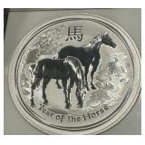 Perth Mint 2014 Year of the Horse 1 oz Silver Coin NGC MS69 Perth Mint 2014 Year of the Horse 1 oz Silver Coin NGC MS69
