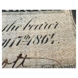 Confederate States of America Twenty Dollar Note - 1864 - Serial #1323 Confederate States of America Twenty Dollar Note - 1864 - Serial #1323