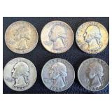 Washington Quarters - 17 Circulated Coins Washington Quarters - 17 Circulated Coins