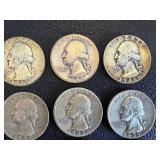 Washington Quarters - 17 Circulated Coins Washington Quarters - 17 Circulated Coins