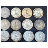 Washington Quarters - 17 Circulated Coins Washington Quarters - 17 Circulated Coins