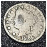 Liberty Head Nickel (V Nickel) - Circulated - 1901-1912 (Lot of 8) Liberty Head Nickel (V Nickel) - Circulated - 1901-1912 (Lot of 8)