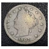 Liberty Head Nickel (V Nickel) - Circulated - 1901-1912 (Lot of 8) Liberty Head Nickel (V Nickel) - Circulated - 1901-1912 (Lot of 8)