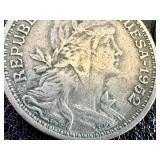 Portugal Coins - Republica Portuguesa Bust, 1943 Caravel Ship- 50 Centavos Portugal Coins - Republica Portuguesa Bust, 1943 Caravel Ship- 50 Centavos