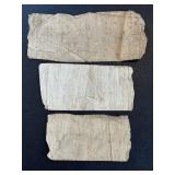 Antique Alabama State Treasury Notes - 1863 (Lot of 3) Antique Alabama State Treasury Notes - 1863 (Lot of 3)