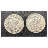 Walking Liberty Half Dollars - 1941 & 1943 Walking Liberty Half Dollars - 1941 & 1943