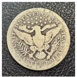 Barber Quarter 1911 - U.S. 25c Silver Coin Barber Quarter 1911 - U.S. 25c Silver Coin