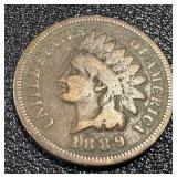 Indian Head Cents - 14 Circulated Coins, Dates Vary (1897-1908) Indian Head Cents - 14 Circulated Coins, Dates Vary (1897-1908)