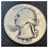 Washington Quarters - 1943 (Lot of 8) Washington Quarters - 1943 (Lot of 8)