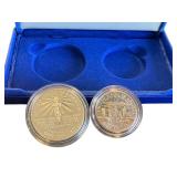 United States Mint Liberty Coins 1886-1986 Two-Coin Set United States Mint Liberty Coins 1886-1986 Two-Coin Set