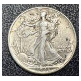 Walking Liberty Half Dollar - 1943, Circulated Walking Liberty Half Dollar - 1943, Circulated