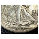 Walking Liberty Half Dollar - 1943, Circulated Walking Liberty Half Dollar - 1943, Circulated