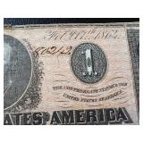 Confederate States One & Two Dollar Notes (Lot of 2) - Feb 17, 1864, Richmond Confederate States One & Two Dollar Notes (Lot of 2) - Feb 17, 1864, Richmond