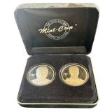 The Highland Mint Bobby Orr & Ray Bourque 1 oz .999 Fine Silver Proof Coin Set The Highland Mint Bobby Orr & Ray Bourque 1 oz .999 Fine Silver Proof Coin Set