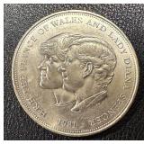 Royal Mint 1981 UK 6p Wedding Commemorative Coin - Charles & Diana Royal Mint 1981 UK 6p Wedding Commemorative Coin - Charles & Diana