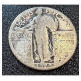 Walking Liberty Quarters - 7 Coins - 1925, 1926, 1927 - Circulated Walking Liberty Quarters - 7 Coins - 1925, 1926, 1927 - Circulated