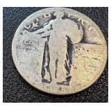 Walking Liberty Quarters - 7 Coins - 1925, 1926, 1927 - Circulated Walking Liberty Quarters - 7 Coins - 1925, 1926, 1927 - Circulated