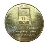 Minnesota Twins 1965 First World Series Token Minnesota Twins 1965 First World Series Token