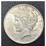 1922-D Peace Dollar Coin - One Dollar Silver, Denver Mint 1922-D Peace Dollar Coin - One Dollar Silver, Denver Mint