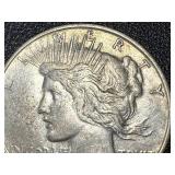 1922-D Peace Dollar Coin - One Dollar Silver, Denver Mint 1922-D Peace Dollar Coin - One Dollar Silver, Denver Mint