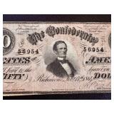 Confederate States of America 50-Dollar Note - Feb 17, 1864 - Jefferson Davis Portrait (Serial 56954) Confederate States of America 50-Dollar Note - Feb 17, 1864 - Jefferson Davis Portrait (Serial 56954)