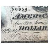 Confederate States of America 50-Dollar Note - Feb 17, 1864 - Jefferson Davis Portrait (Serial 56954) Confederate States of America 50-Dollar Note - Feb 17, 1864 - Jefferson Davis Portrait (Serial 56954)