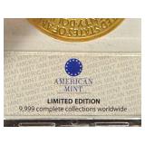 American Mint Saint-Gaudens 1933 CuNi Layered in 24k Double Eagle Reverse Proof - Historical Gold Eagle (Limited) American Mint Saint-Gaudens 1933 CuNi Layered in 24k Double Eagle Reverse Proof - Historical Gold Eagle (Limited)