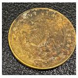 Banco de Mexico 5 Peso Banknotes & 20 Centavos Coins (Mexico 1960s-70s) Banco de Mexico 5 Peso Banknotes & 20 Centavos Coins (Mexico 1960s-70s)