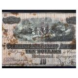 Confederate States Ten Dollar Banknotes - Richmond Feb 17, 1864 (Nos. 5892 & 20974) Confederate States Ten Dollar Banknotes - Richmond Feb 17, 1864 (Nos. 5892 & 20974)