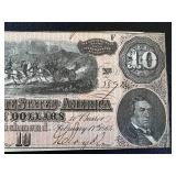Confederate States Ten Dollar Banknotes - Richmond Feb 17, 1864 (Nos. 5892 & 20974) Confederate States Ten Dollar Banknotes - Richmond Feb 17, 1864 (Nos. 5892 & 20974)