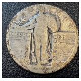 Walking Liberty Quarter Dollars - Four Coins (1925, 1926 x2, 1927) Walking Liberty Quarter Dollars - Four Coins (1925, 1926 x2, 1927)