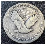 Walking Liberty Quarter Dollars - Four Coins (1925, 1926 x2, 1927) Walking Liberty Quarter Dollars - Four Coins (1925, 1926 x2, 1927)