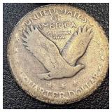 Walking Liberty Quarter Dollars - Four Coins (1925, 1926 x2, 1927) Walking Liberty Quarter Dollars - Four Coins (1925, 1926 x2, 1927)