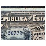 Banknote - 1 Mil Reis - Republica dos Estados Unidos do Brasil - Serial 26773 Banknote - 1 Mil Reis - Republica dos Estados Unidos do Brasil - Serial 26773
